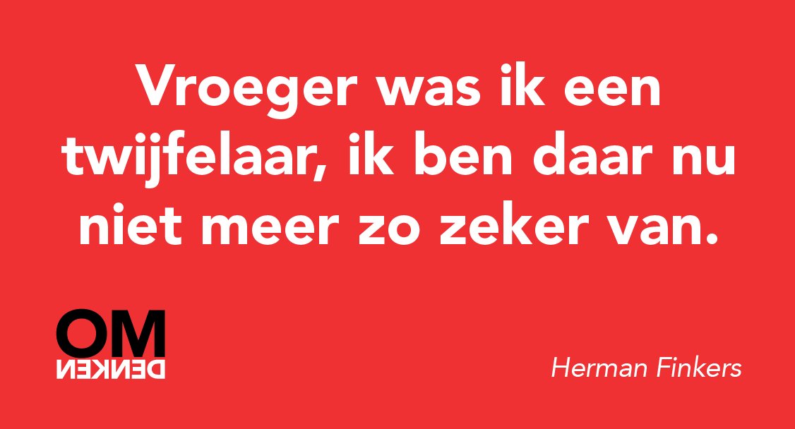Omdenken's tweet photo. https://t.co/IgymdQJnev