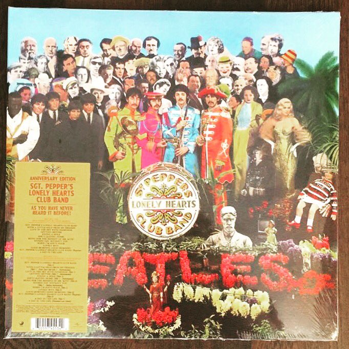 Happy 50th Sgt Pepper &amp; co!! You're looking and sounding as fine as ever. Special 2LP anniversary re-release available in-store now #vinyl