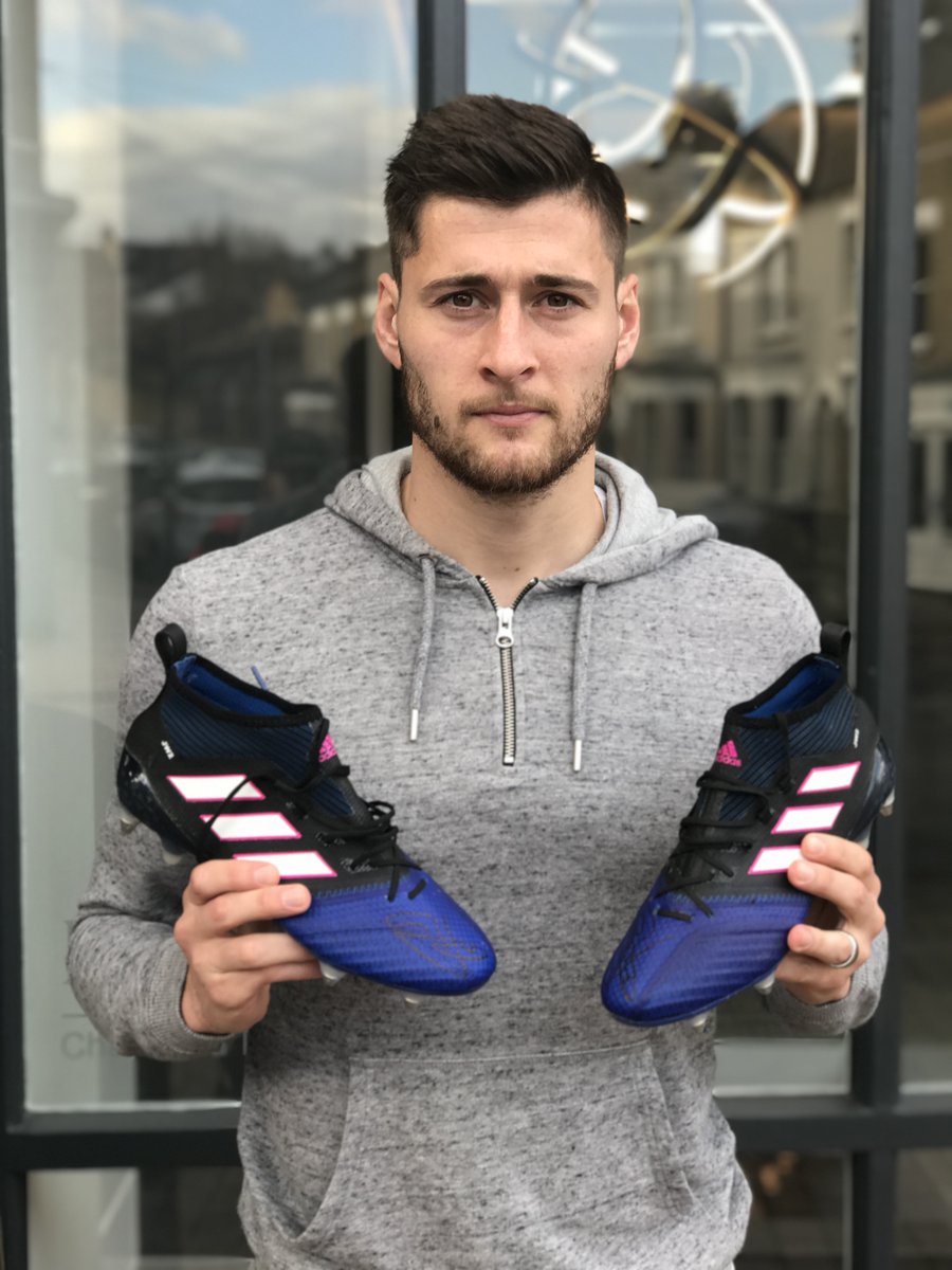 Big shoutout to our Fearless giveaway winner @TomJ_CPFC Your boots and shirt signed by <a href="/JoelWard2/">.</a> are on their way!
