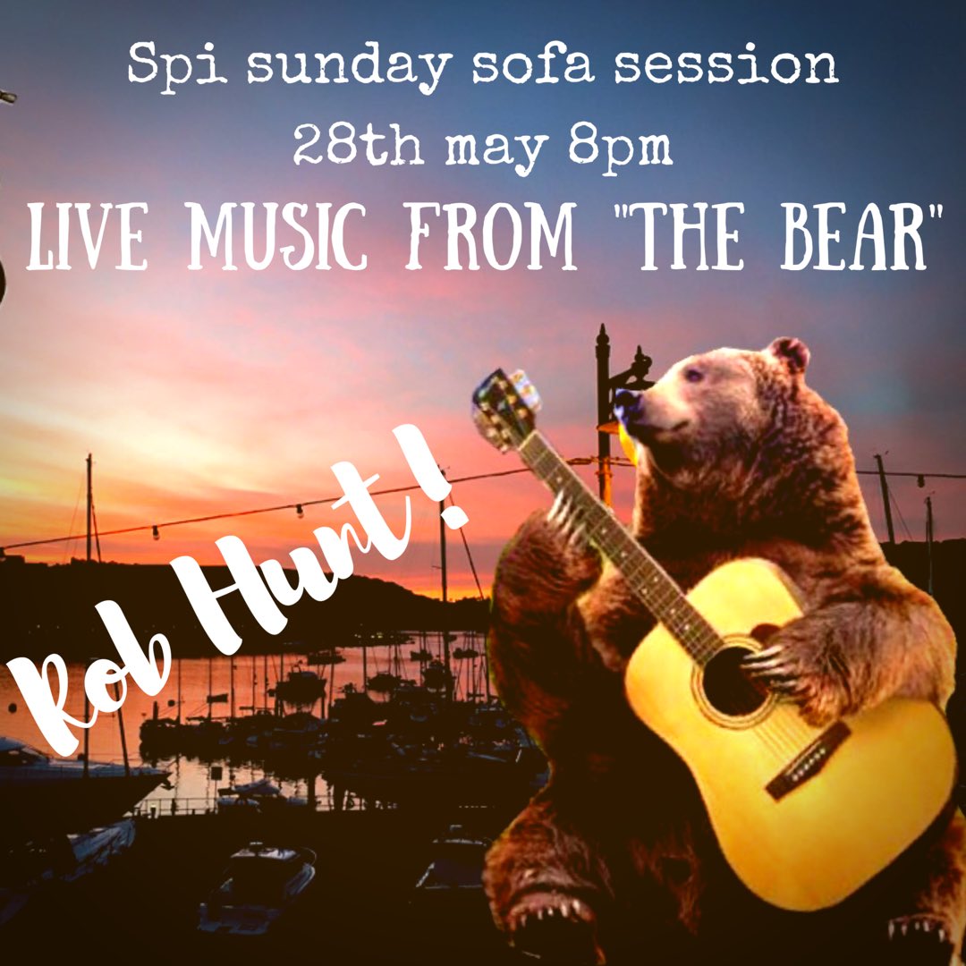 Live music Sunday evening 8pm from the bear! #enoughSaid
