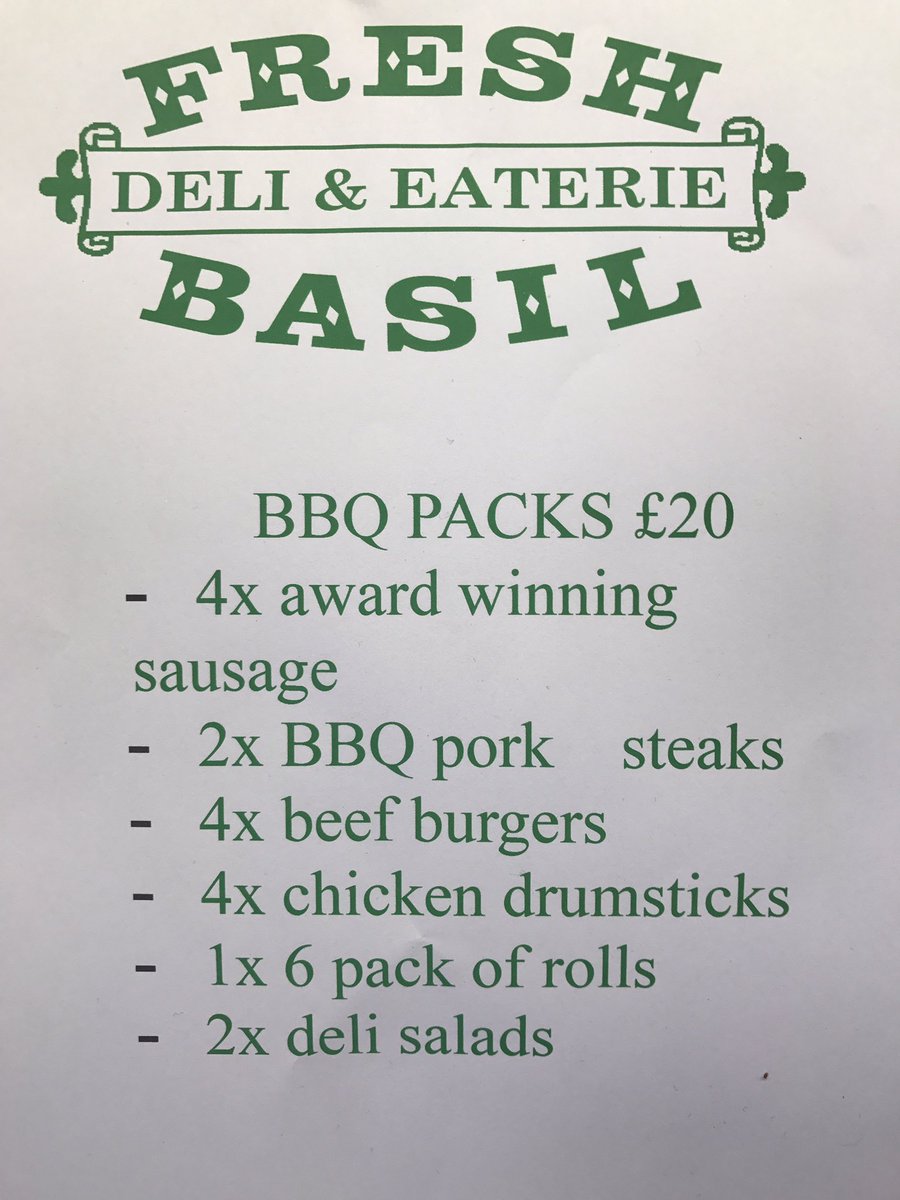 DEAL OF THE WEEK!! All your favourite BBQ delights in one basket 🌞🌞 don't miss out on this fantastic offer, limited stock available!!