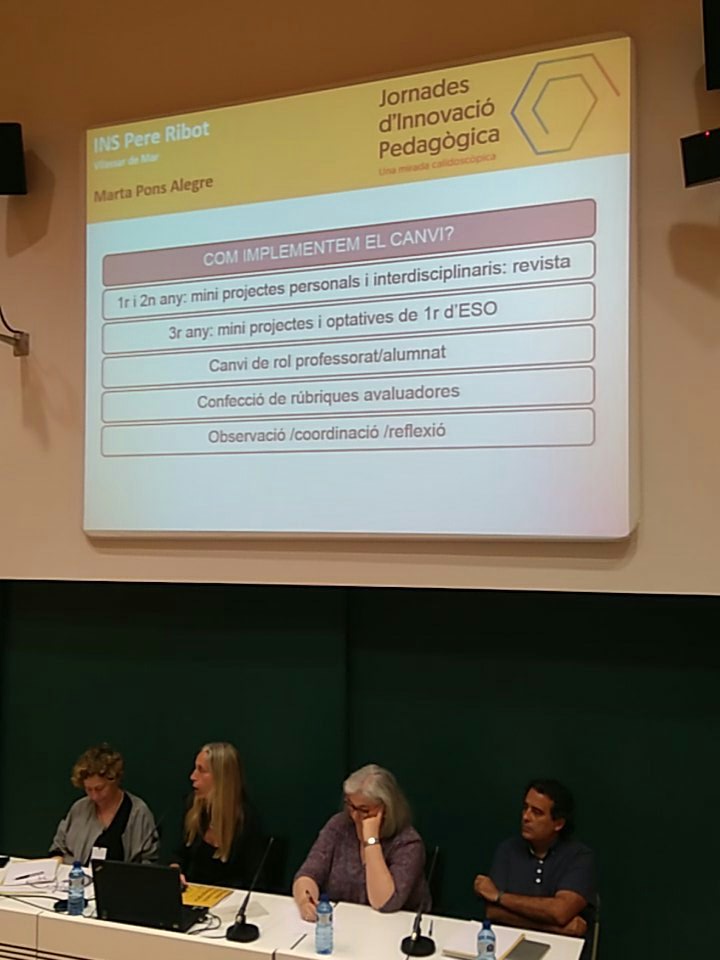 SEmataro's tweet photo. La direcció d @InsPereRibot parteix d lexperiència d la @xarxaCb x a la transformació dl seu centre. El treball en xarxa promou la innovació https://t.co/anb45XWD66