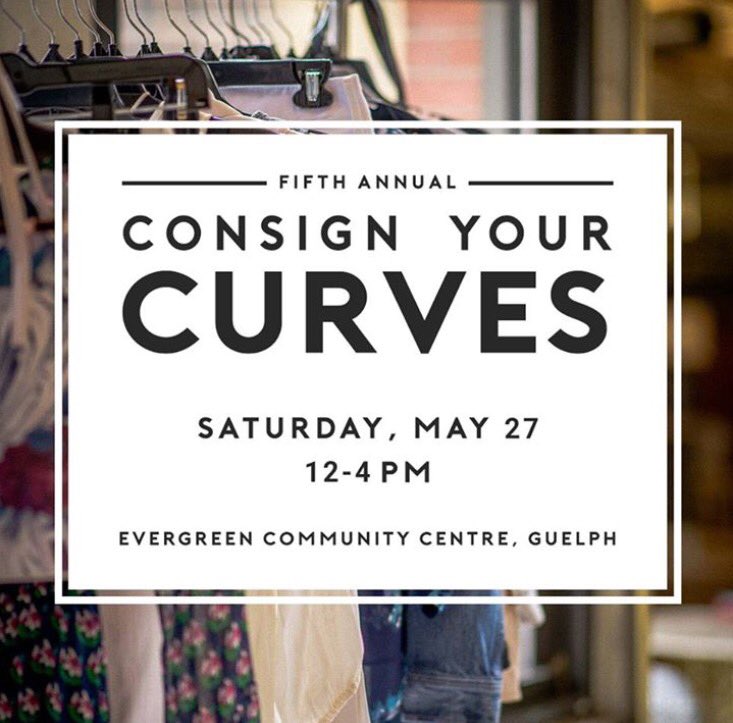 CarlieRoberts_'s tweet photo. Pitter Patter Let's Get at 'Er! Today is the day #ConsignYourCurves !Noon-4pm at the #EvergreenSeniorCentre in Guelph! Size 12+ clothes sale https://t.co/TVS8G2CobB