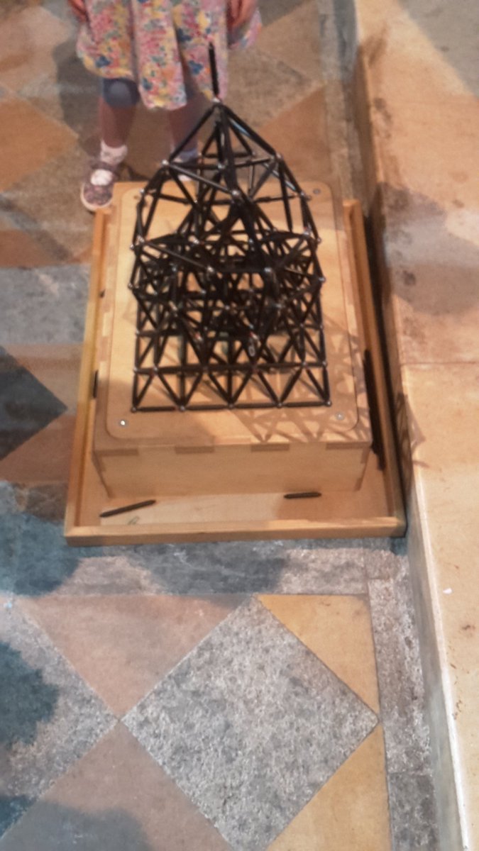 COSMOS_Roadshow's tweet image. A brilliant construction by students from Luxembourg @Ely_Cathedral, part of #ElySciFest. @camsciencecntr @CSCSciCom