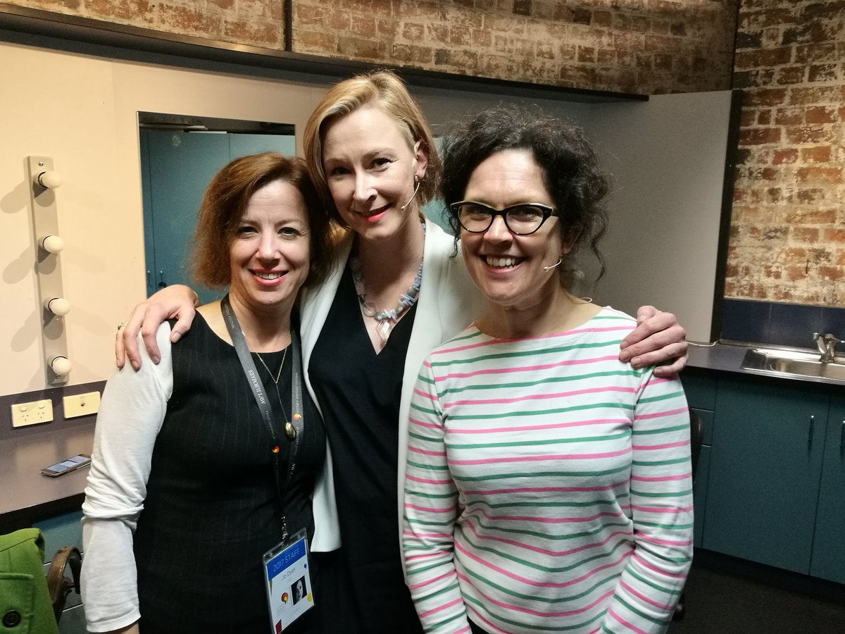 SWFLiveandLocal's tweet photo. Almost ready for Annabel &amp; Leigh. Backstage at #sydneywritersfestival with @instanterudite https://t.co/FprAlHX61h