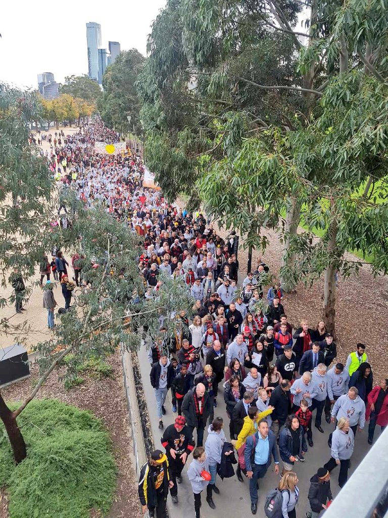 essendonfc's tweet photo. #WeWalkTogether https://t.co/eHJEh5AWLA