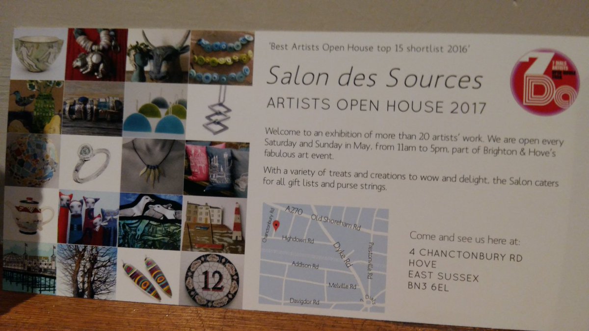 vanessaclarkart's tweet photo. Perfect day for some art!
Saturday 27th and 28th 11 till 5pm ! #AOH2017 #aoh17 #mosaic #art #salondessources https://t.co/x6BN3xJWWv