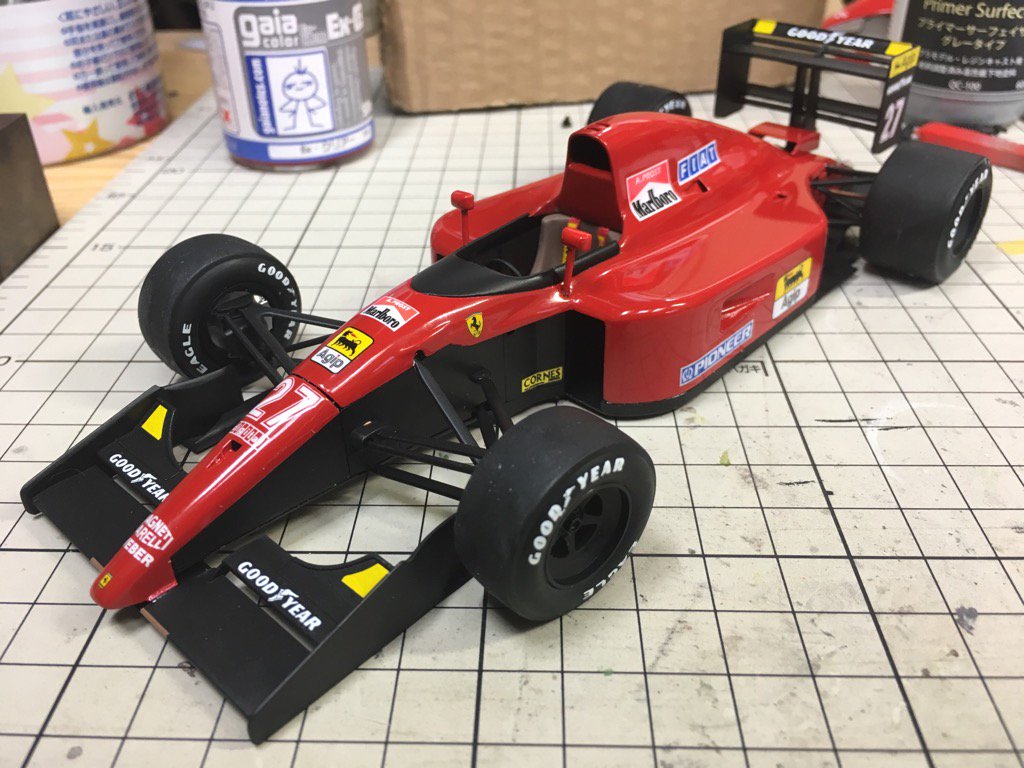 廃盤レア！ロッソ 1/8 フェラーリ 643 現状品