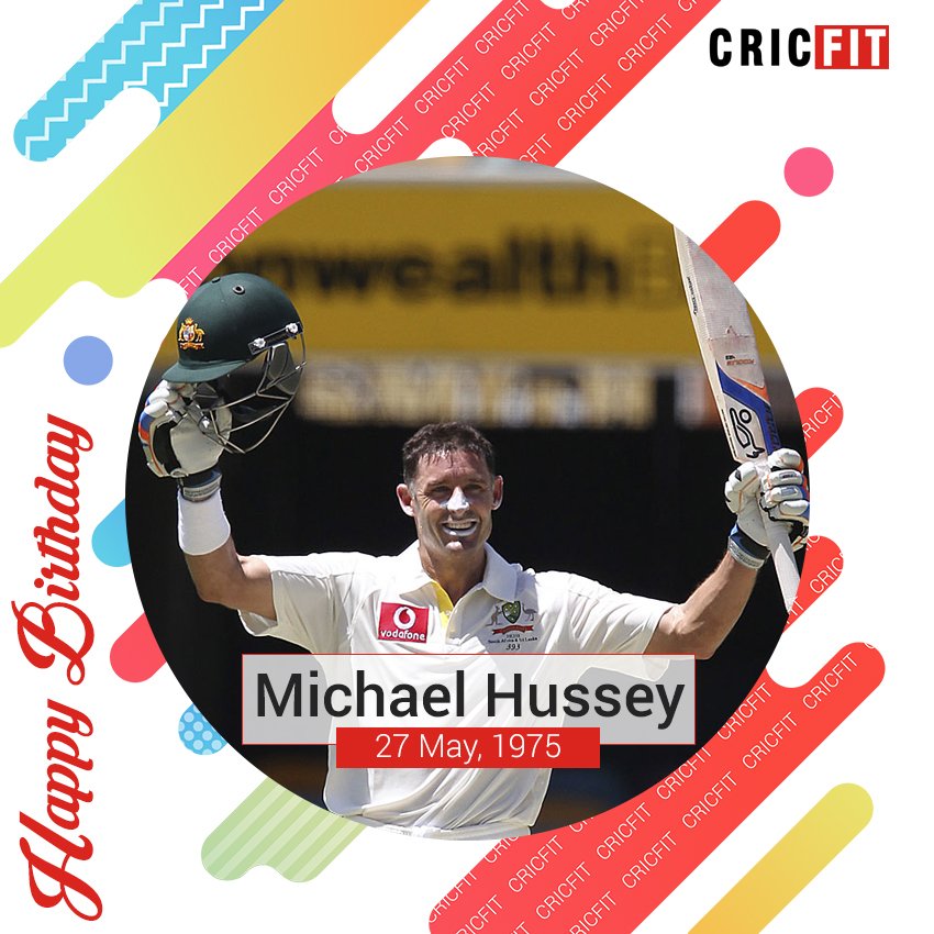 Cricfit Wishes Michael Hussey a Very Happy Birthday! 