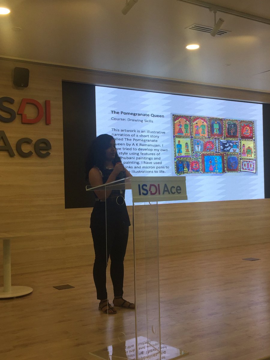 isdimumbai's tweet photo. Our Students presenting their projects for an insight of #LifeatISDI 

"AcceptedStudentsDay #InsideISDI #ISDIParsonsMumbai https://t.co/rkYwimvR5r