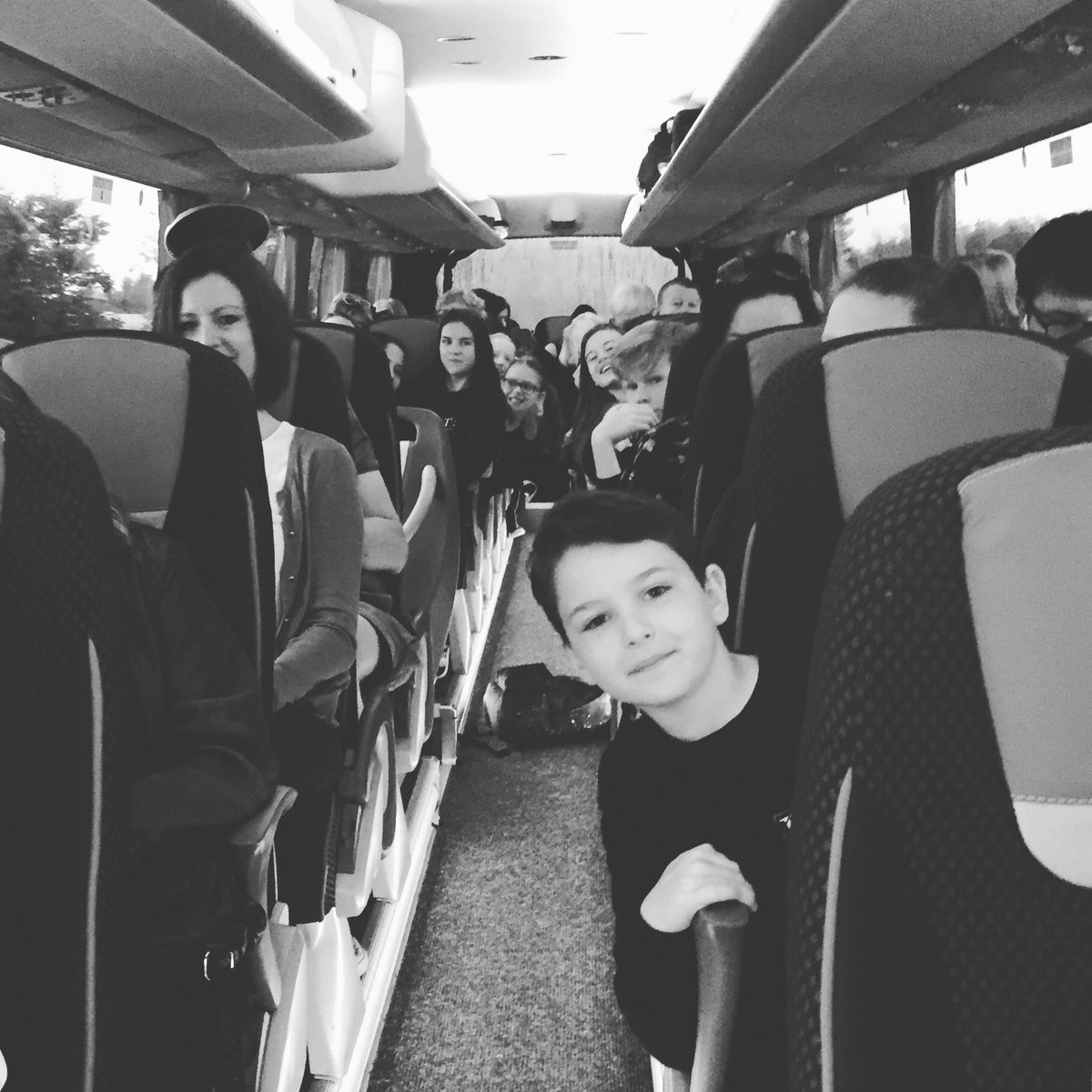 ReadTheatreSch's tweet photo. Early start on the coach on our way to Sadlers Wells! #readie #readtheatreschool #theatre #sadlerswells #mardigras2017 #exited https://t.co/5t7sBWf5JV