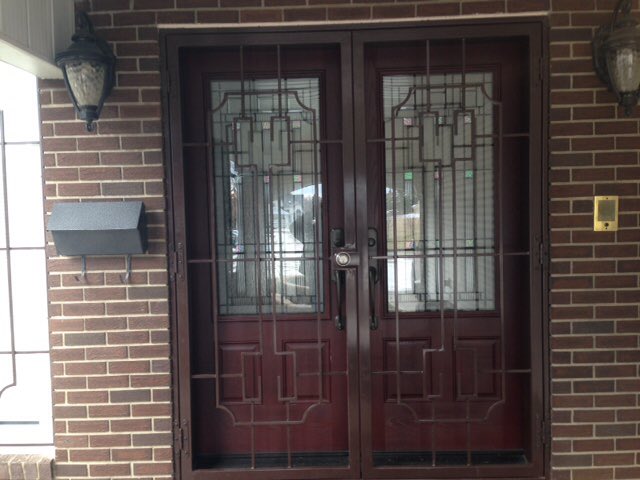 AJ_Wrought_Iron's tweet photo. Here is a recent project that showcases some great #custom #securitydoor #securitywindows #wroughtiron #homesecurity #ironwork #yyc https://t.co/1R7WGL5JbY
