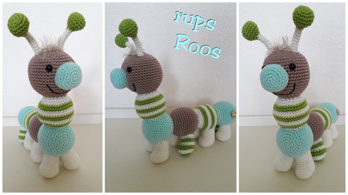 CozyKnuffels's tweet photo. De altijd vrolijke #rups Roos 🐛🐛🐛!
Perfect #kraamcadeau of #kinderkamer. 

#LinkInBio  #Children #babygifts #kinderen #handmade #Amigurumi https://t.co/NtDgeR8lmU