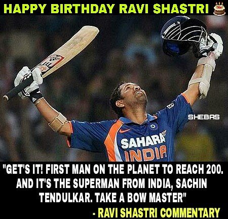 Happy Birthday Ravi Shastri  