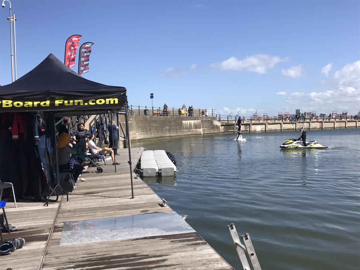 FLYBOARDFUN's tweet photo. New Brighton festival is here, FlyboardFun are on Marine Lake New Brighton, come down join in the fun, it's all about joining in! https://t.co/bRm9qyLlNf