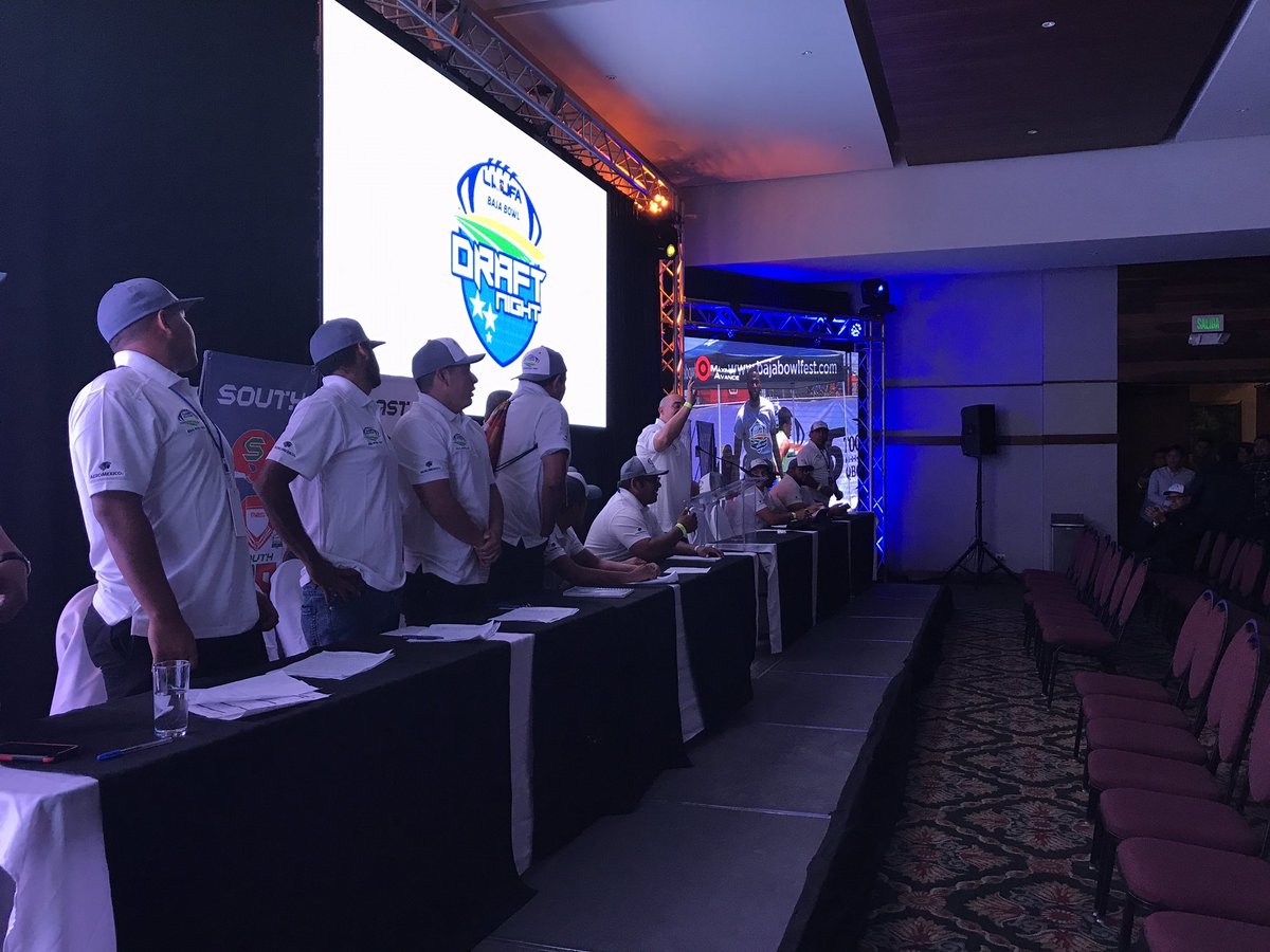 BajaBowlFest's tweet photo. Gracias a todos los que hicieron posible este #DraftNight del #BajaBowlFest🏈 https://t.co/QMmlmNc3fx