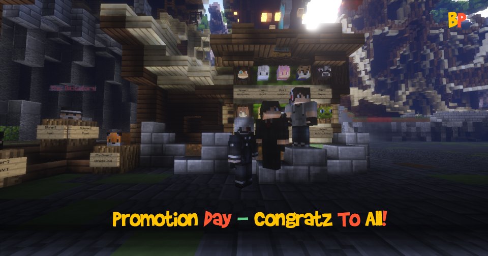 BattleplexNews's tweet image. Glad To Announce The Names!
@Masnun - Admin
@Demonpvp - Moderator
@DarkMinerMC - Moderator
@Stormrider100 - Helper
Congratz #PromotionDay_BP