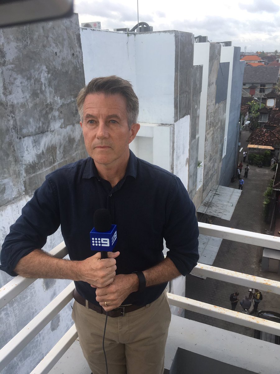 lesadere's tweet photo. Tonight on 9 News Brisbane at 6pm,  Chris Allen is live from Bali for Schapelle Corby's journey home #9News #ACA9 https://t.co/4bzCHjjj3K