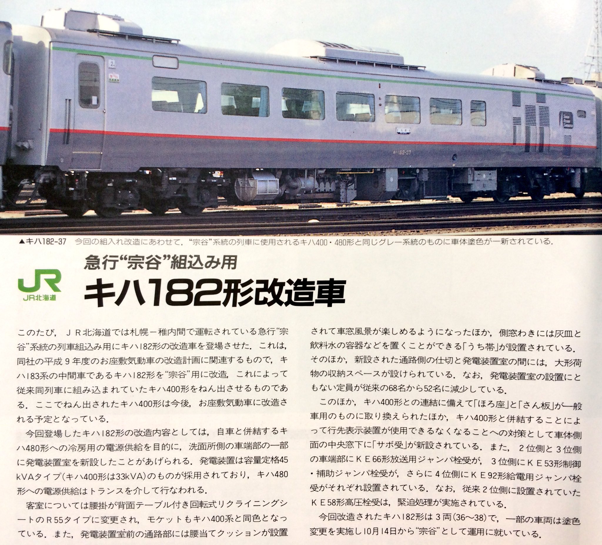 TOMIX 改 JR北海道 キハ400 キハ480 キハ182 スハネフ14 急行