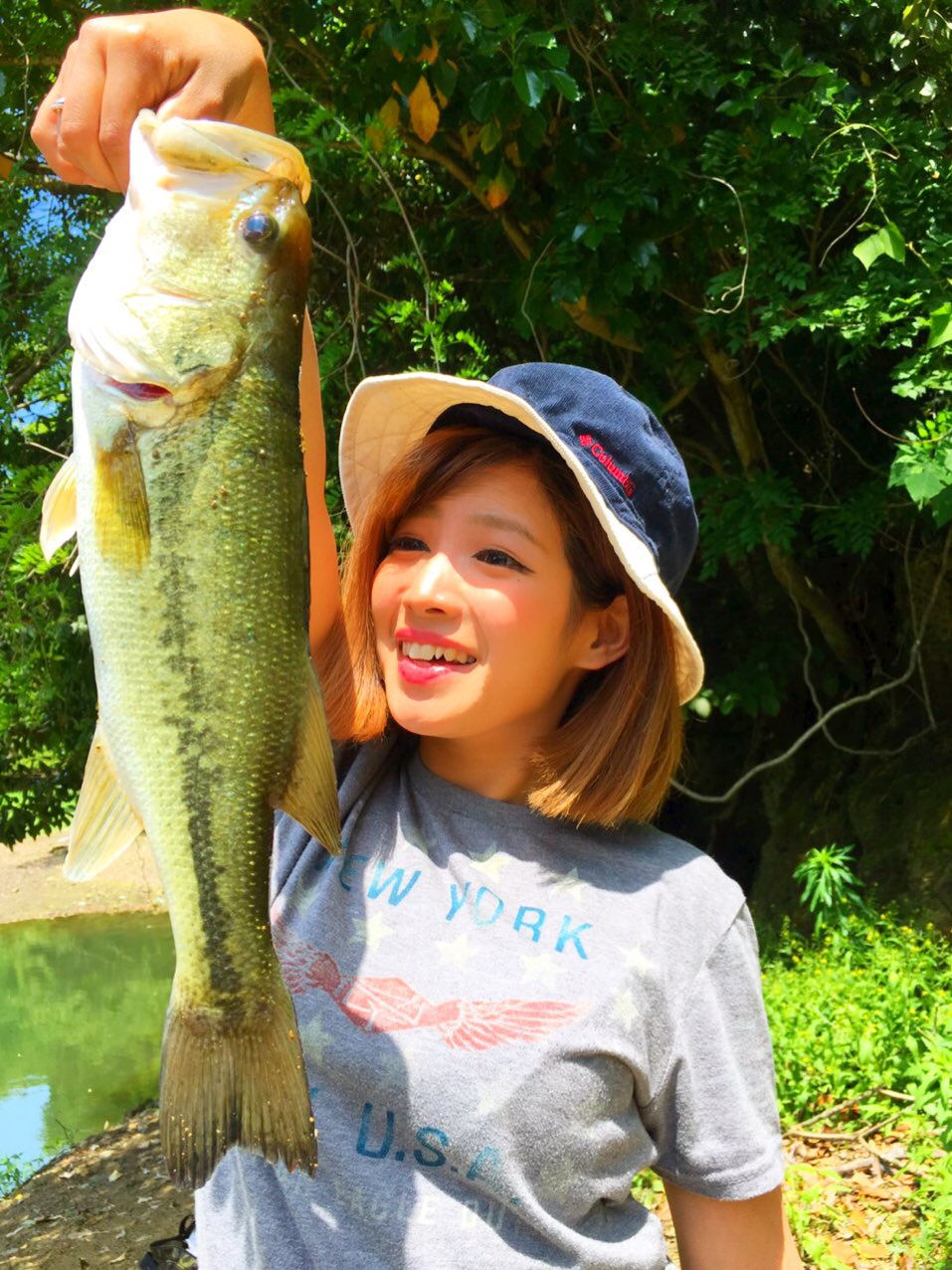 マルコス 釣り名人への道 在 Twitter 上 関東のバス釣り情報をgetしたので さっそく来ちゃったw 初リザーバーで 自己新記録の41 5 ガリガリだけどね 嬉しくて暑さも吹っ飛んだぜ ブラックバス バス釣り Blackbass Bassfishing 釣りガール T Co