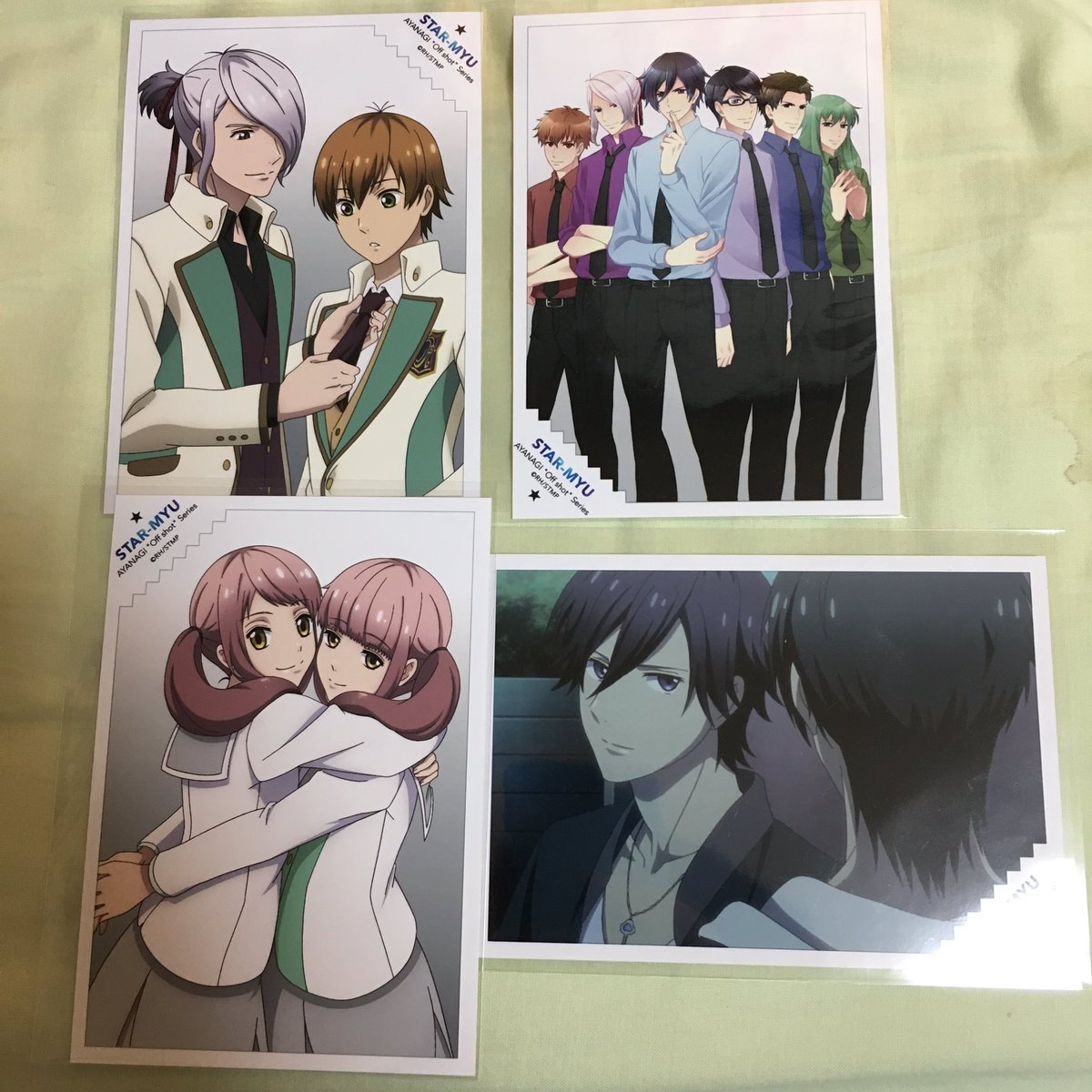 島崎 プロカご一読ください 交換 スタミュ オフショット ブロマイド Agf 譲 写真1枚目 鳳 星谷 遥斗 華桜会 ゆうき つむぎ 空閑 求 写真2枚目 印 赤 青 異種虎石の写っているブロマイド又はポスカ 郵送交換希望です 検索からもお気軽にお声