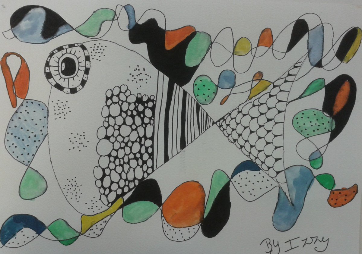 IanFennelly's tweet photo. Fish Fine Art. Year 6 @ St Alban's RC Primary School. Such creativity and talent! https://t.co/sPocN49OVA