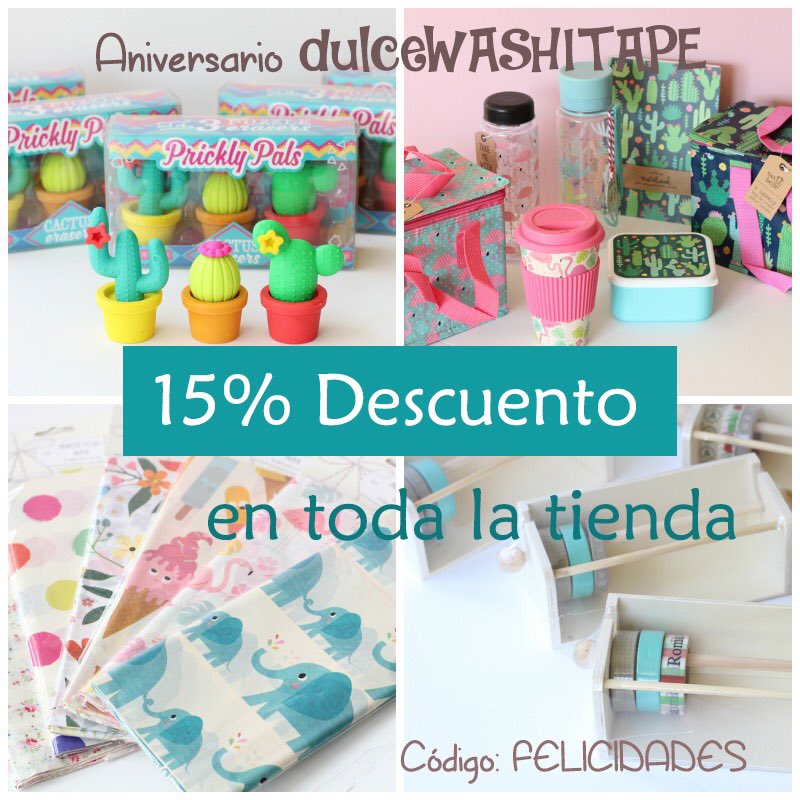 dulcewashitape's tweet photo. 15% de descuento en toda la tienda con el código FELICIDADES 🎉 https://t.co/aJral0H3MQ https://t.co/a0xWfD7lY8