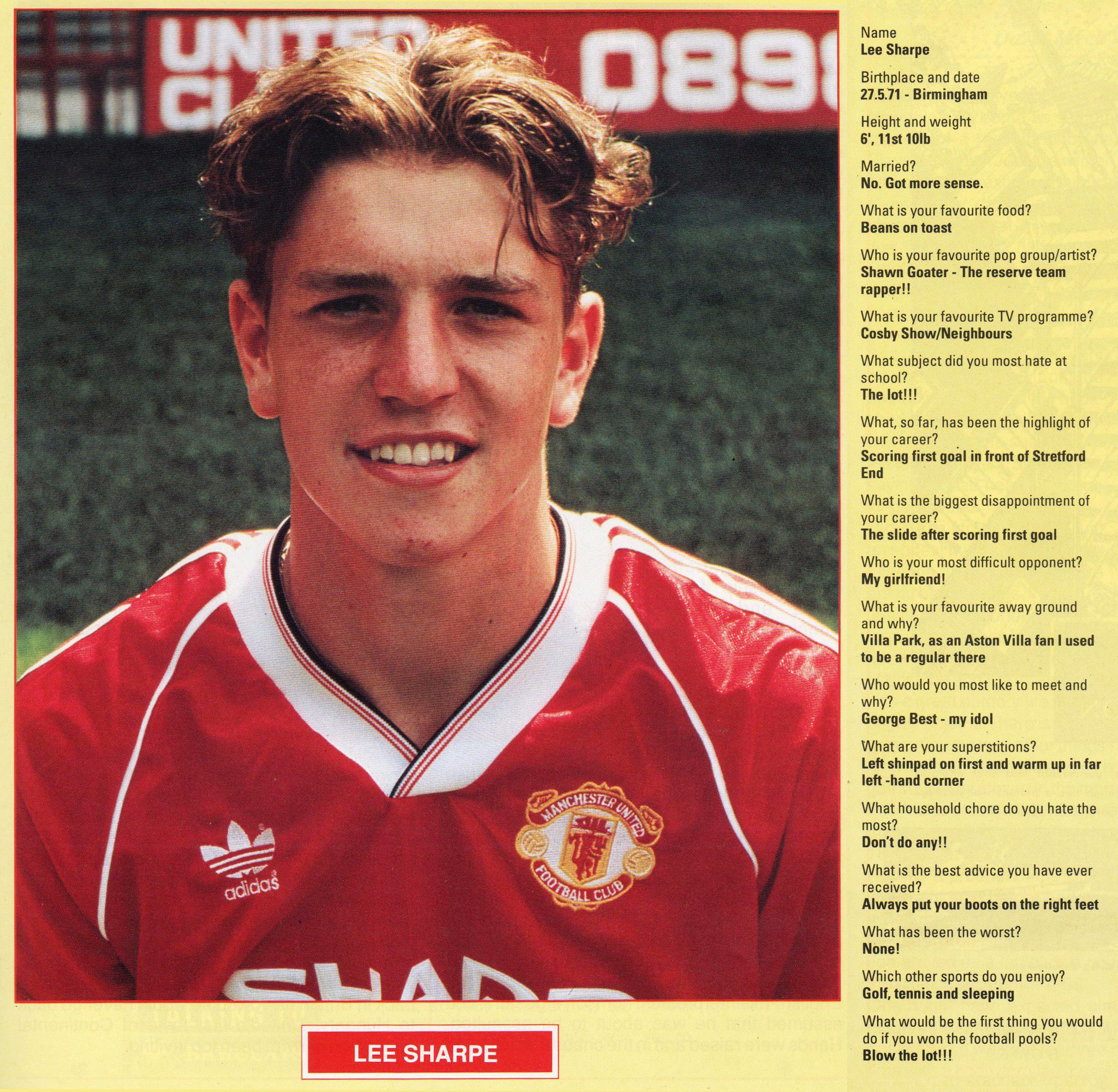 Happy Birthday Lee Sharpe (46) 