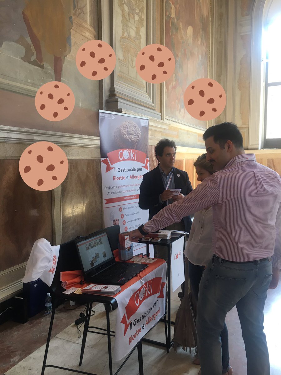 cooki_it's tweet photo. Primi ospiti al nostro spazio Cooki #sub17 #cooki #sw #allergeni #valorinutrizionali #foodcost #somministratori #professionali https://t.co/WEoY9GAGZk