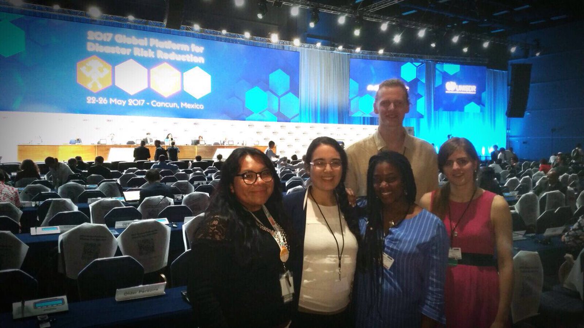 IFMSA's tweet photo. @ifmsa delegation at Global Platform for #disaster risk reduction in Cancun, Mexico #gpdrr #switchtosendai #drr https://t.co/5vVnVHKQeh