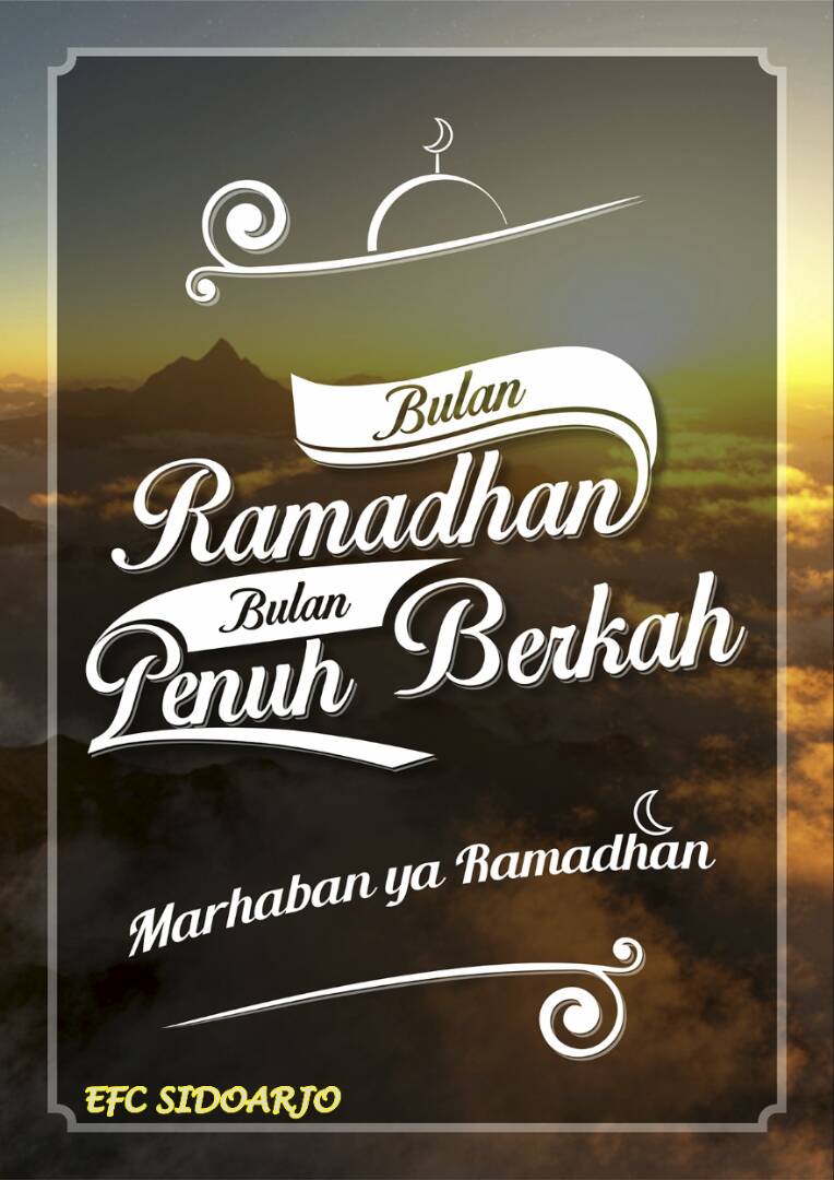 EFC Sidoarjo mengucapkan. 
Selamat menunaikan ibadah puasa.
Luruskan niat sucikan hati
<a href="/Madrid_IndoSDA/">Peña RM de Indo SDA</a> <a href="/FCBI_Sidoarjo/">FCBI Reg. Sidoarjo</a> <a href="/MCSCI_SIDOARJO/">#CitizenSidoarjo</a>