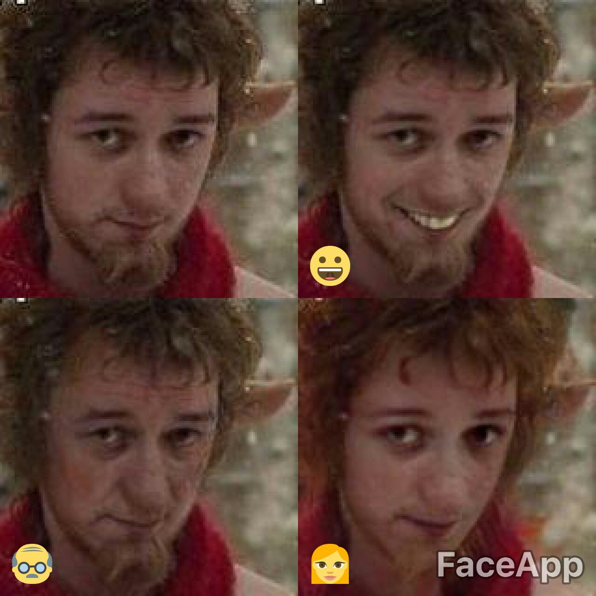 AngelicShift's tweet image. Если в мои руки попадают подобные приложения, то начинает происходить подобная дичь #faceapp