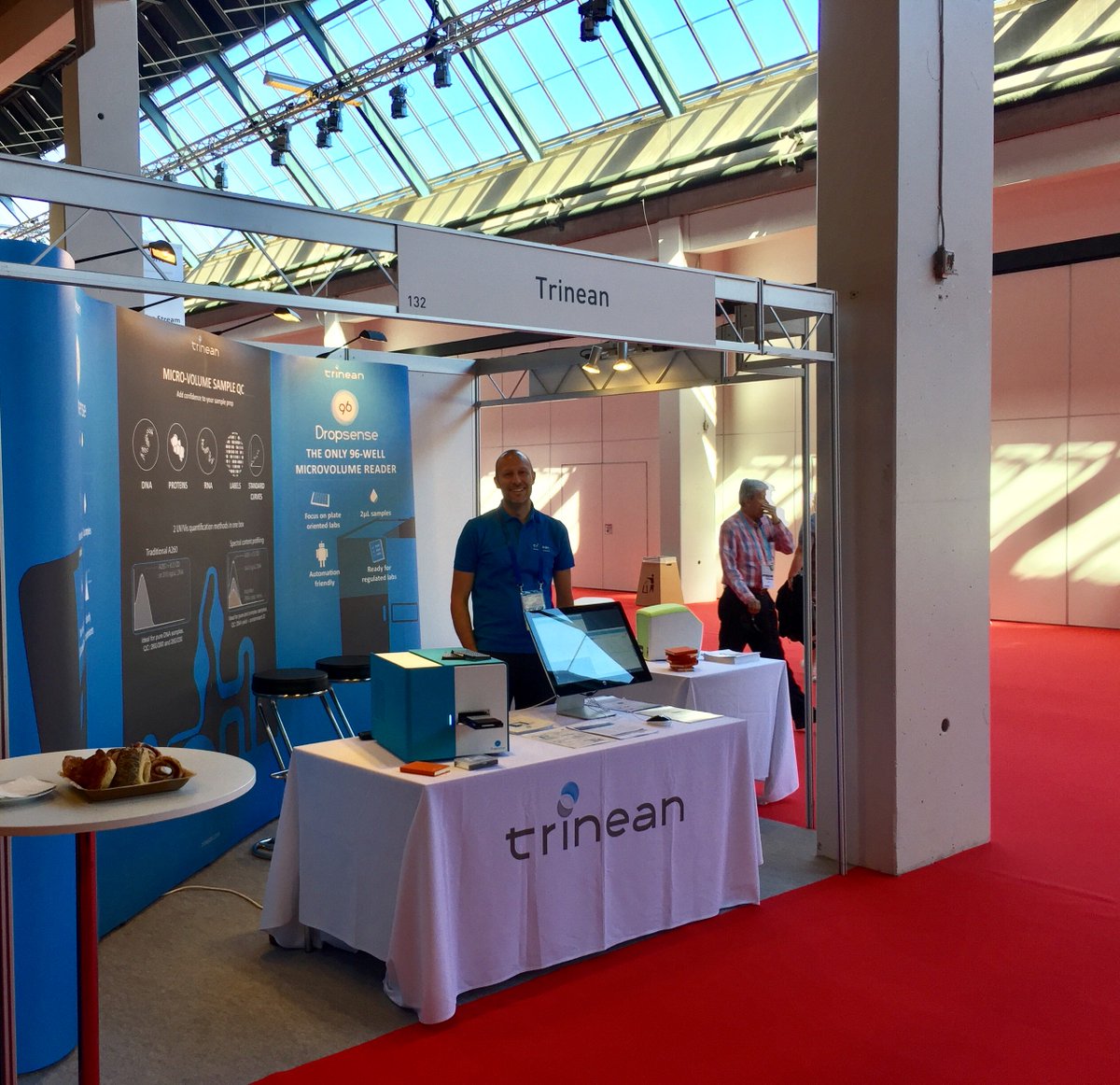 trinean's tweet photo. Guarantee downstream assay success? Feel free to pass by booth 132 at ESHG2017 in Copenhagen! #DropSense #SampleQC https://t.co/fXgqPptB0X