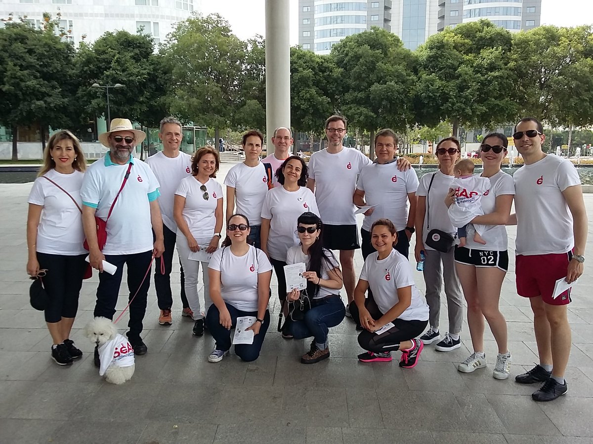 SEAP_IAP's tweet image. ¡Ya hemos salido! #SEAP2017V ¿#AnatomíaPatológica? ¿Diagnósticos de certeza? Estamos de 11:00 a 13:00 por el antiguo cauce del río Turia