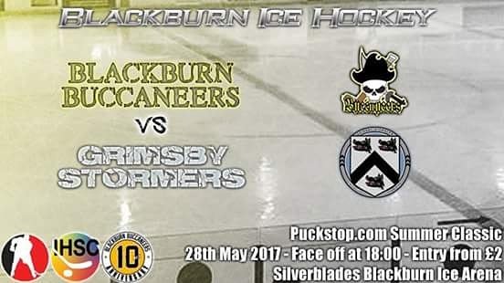 🚨SUNDAY ICE HOCKEY🚨
<a href="/BuccaneersIHC/">Blackburn Buccaneers</a> vs <a href="/GrimsbyStormers/">The Grimsby Stormers</a> 

<a href="/Blackburn_Rink/">Blackburn Arena</a> at 6pm 

#Rec #IceHockey #HockeyFamily