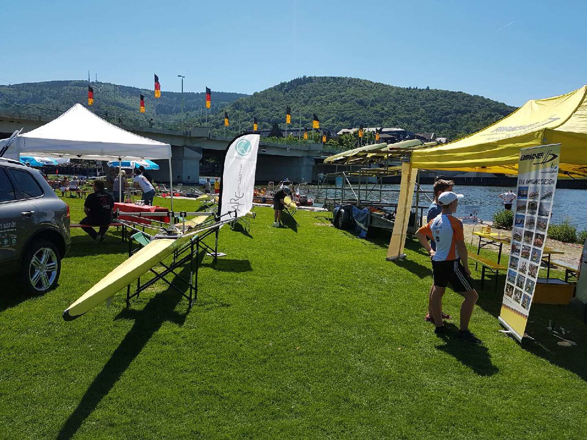 L'ARC est présent à Heidelberg sur la régate qui rassemble plus de 100 clubs allemands ! #rowing #aviron #rudern