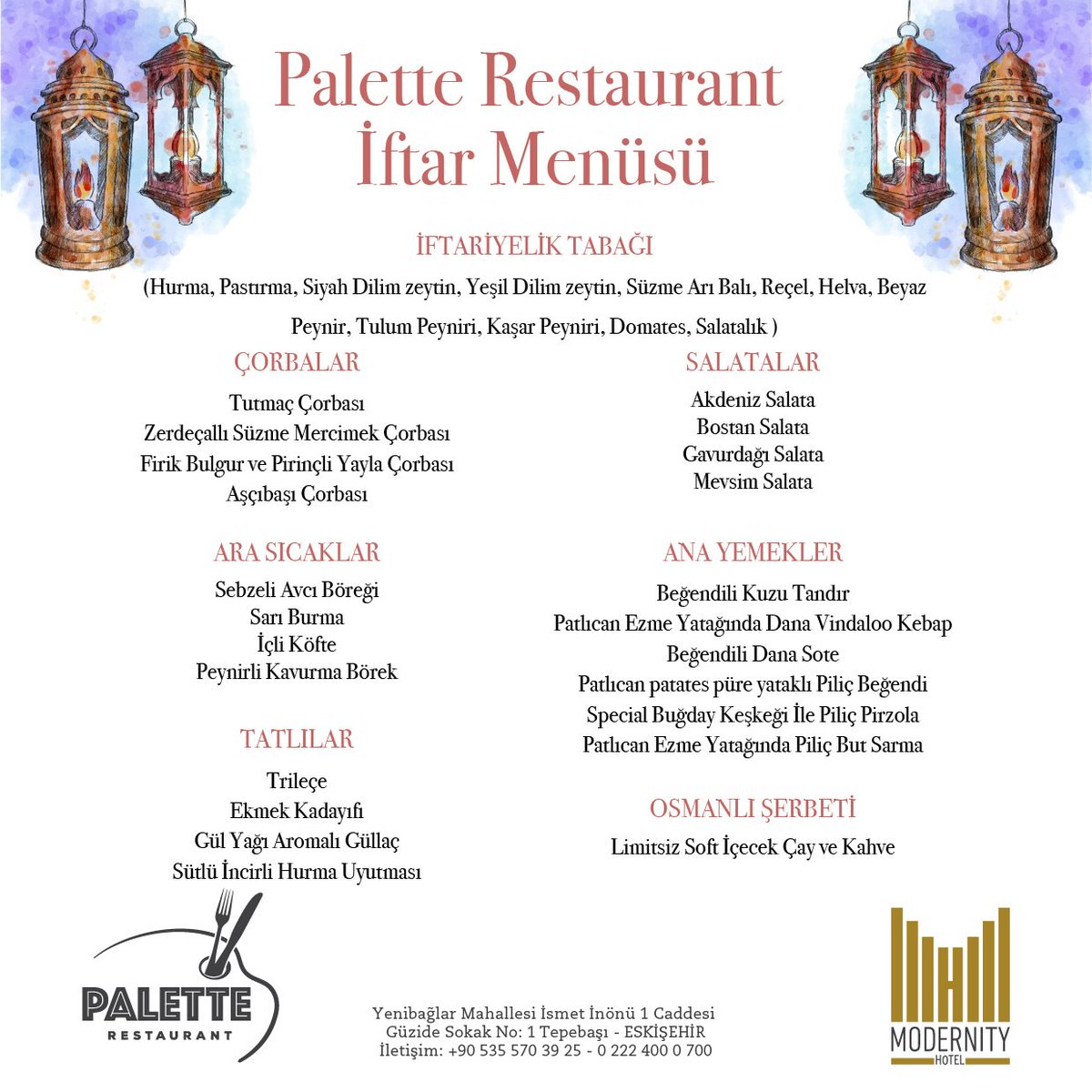 paletteskisehir's tweet photo. Ramazan Ayının İlk İftarında Sizleri Ağırlamaktan Mutluluk Duyarız🌙👌 🍴#palette #ramazan #iftar #hayırlıramazanlar #sahur #iftariye https://t.co/W79KvQICiV
