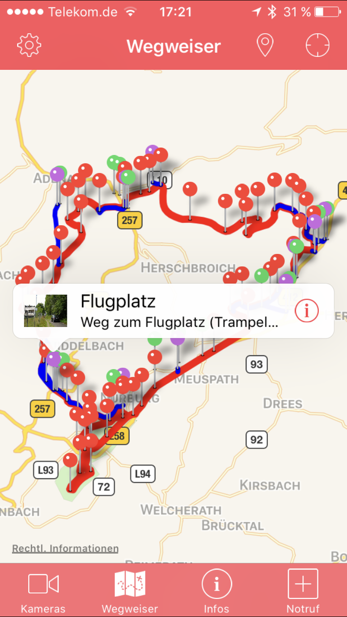 Ohne Ortskenntnis am Nürburgring zum 24h Rennen? Unsere iPhone App hilft weiter! appsto.re/de/l2boF.i #nring #n24h #nordschleife