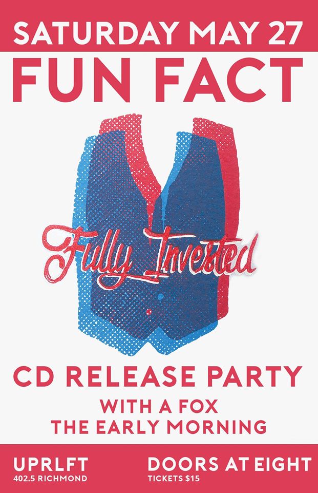 .<a href="/funfactmusic/">Fun Fact</a> are releasing their 3rd EP "Fully Invested" tonight! Celebrate with #TheEarlyMorning &amp; <a href="/WithAFoxBand/">With A Fox</a> ow.ly/k3mP30c4BDK