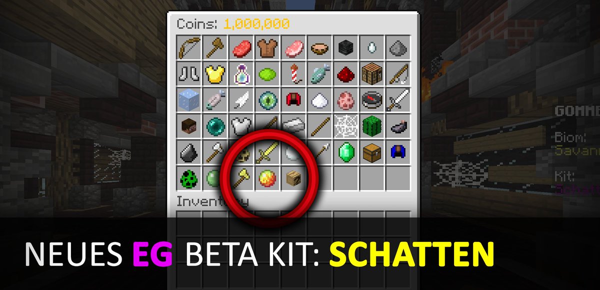 ⭐️ GIVEAWAY ⭐️

RETWEETE JETZT für die Chance auf 1 von 10 Beta-Keys des neuen #EnderGames Kit "Schatten" und teste es so schon vor RELEASE