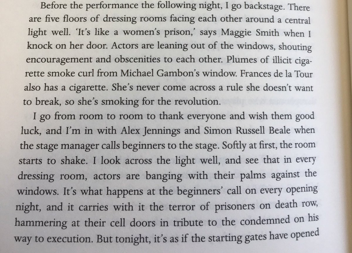 rachellos's tweet photo. Nicolas Hytner on #NT50, as read from 'Balancing Acts' @hayfestival today. This simultaneously makes me so happy and so emotional. 💕🎭 #Hay30 https://t.co/hzPfSCH8oB