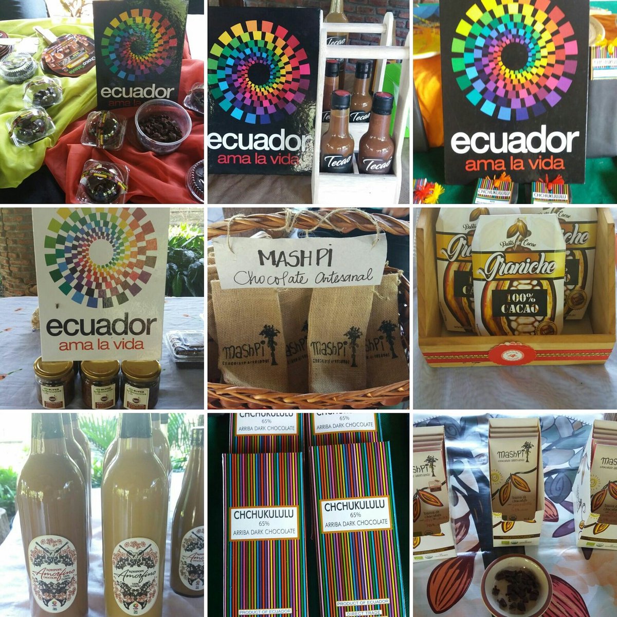 Chocolates de la sierra costa y oriente te deleitarán en el Parque Histórico Guayaquil. 🍫💛💙❤