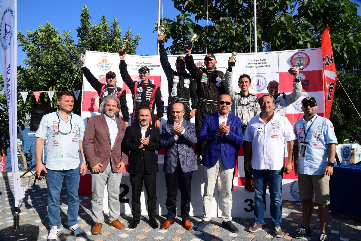 Adana'da düzenlenen Offshore Grand Prix Dünya Şampiyonasına katıldık. Dereceye giren pilotlarımızı tebrik ederim.