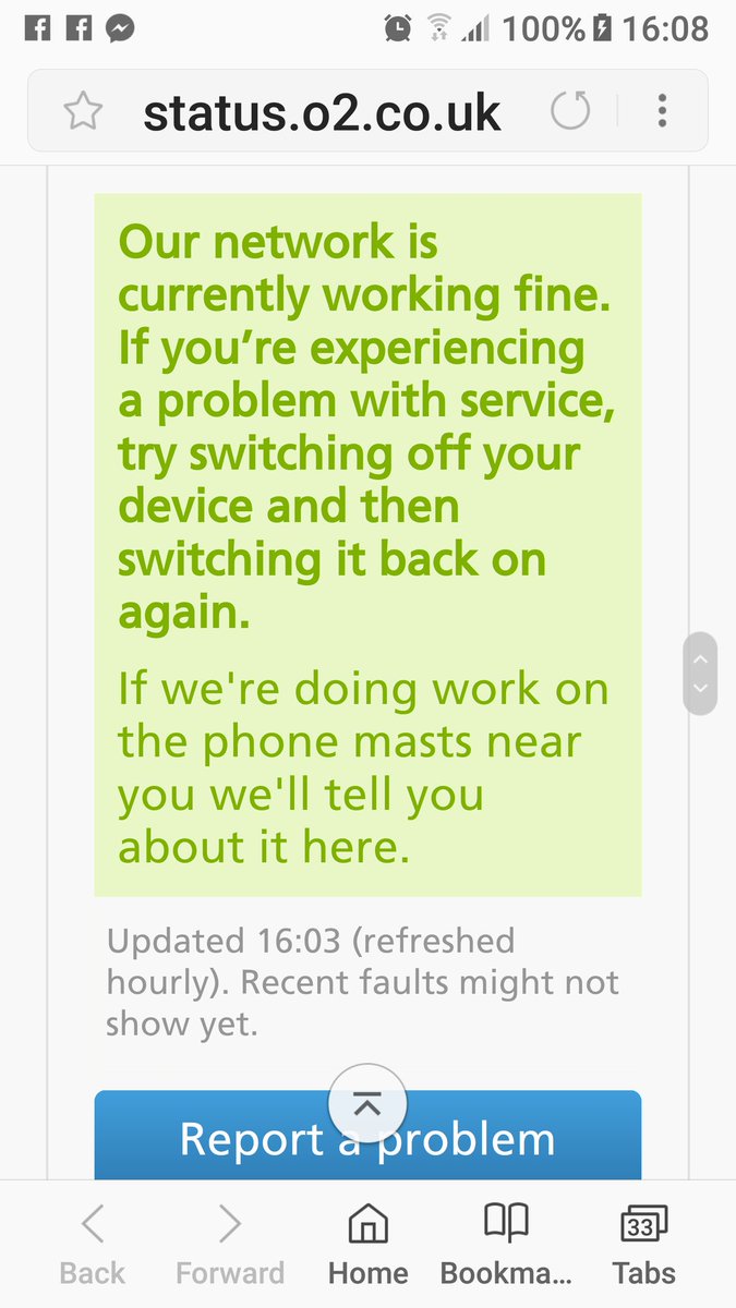 pmsuk1's tweet image. @WhichUK@Ofcom     Surprise surprise why am I surprised 🤣 did i expect status to say it&apos;s not working .. #badcustomerservice 
#O2problems