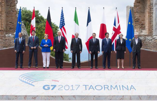 PaoloGentiloni's tweet photo. Grazie Taormina, grazie all'impegno di tutti per la realizzazione di questo #G7 https://t.co/UPHWNAE7Xb