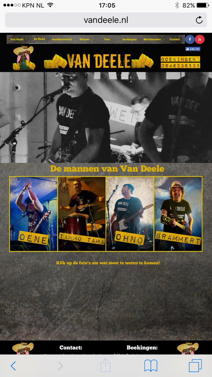 boerenrock's tweet photo. Zaterdag 19 augustus staat van Deele op het #boerenrockfestival https://t.co/6f2VOlDCPm
