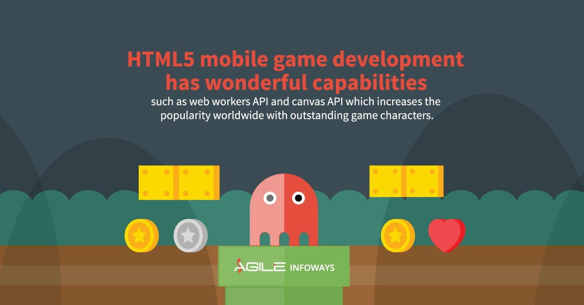 agileinfoways's tweet image. #HTML5mobilegamedevelopment has wonderful capability such as web workers API increases the popularity with outstanding #gamecharacters.