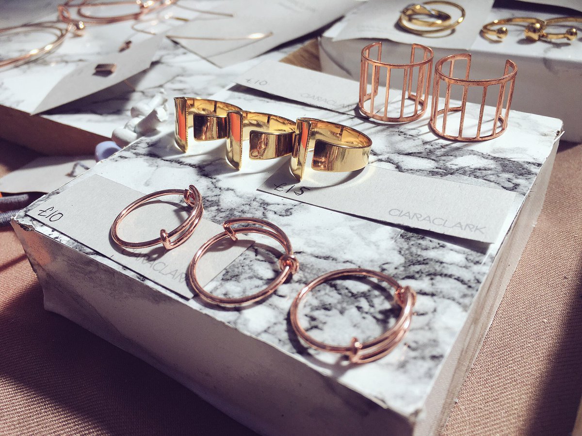 More uber cool contemporary jewellery from designer <a href="/CIARAXCLARK/">CIARACLARK</a> <a href="/altrinchammkt/">Altrincham Market</a> today 10-4