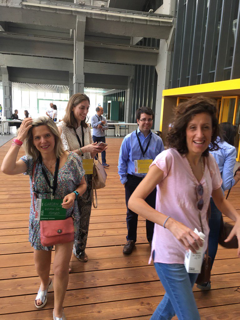 Endesa's tweet photo. @carmen_fiel y @silvi1707 son inigualables 😉 Gracias por acompañarnos en @TEDxCibeles con #endesachallenges https://t.co/c4TmGpLfVN