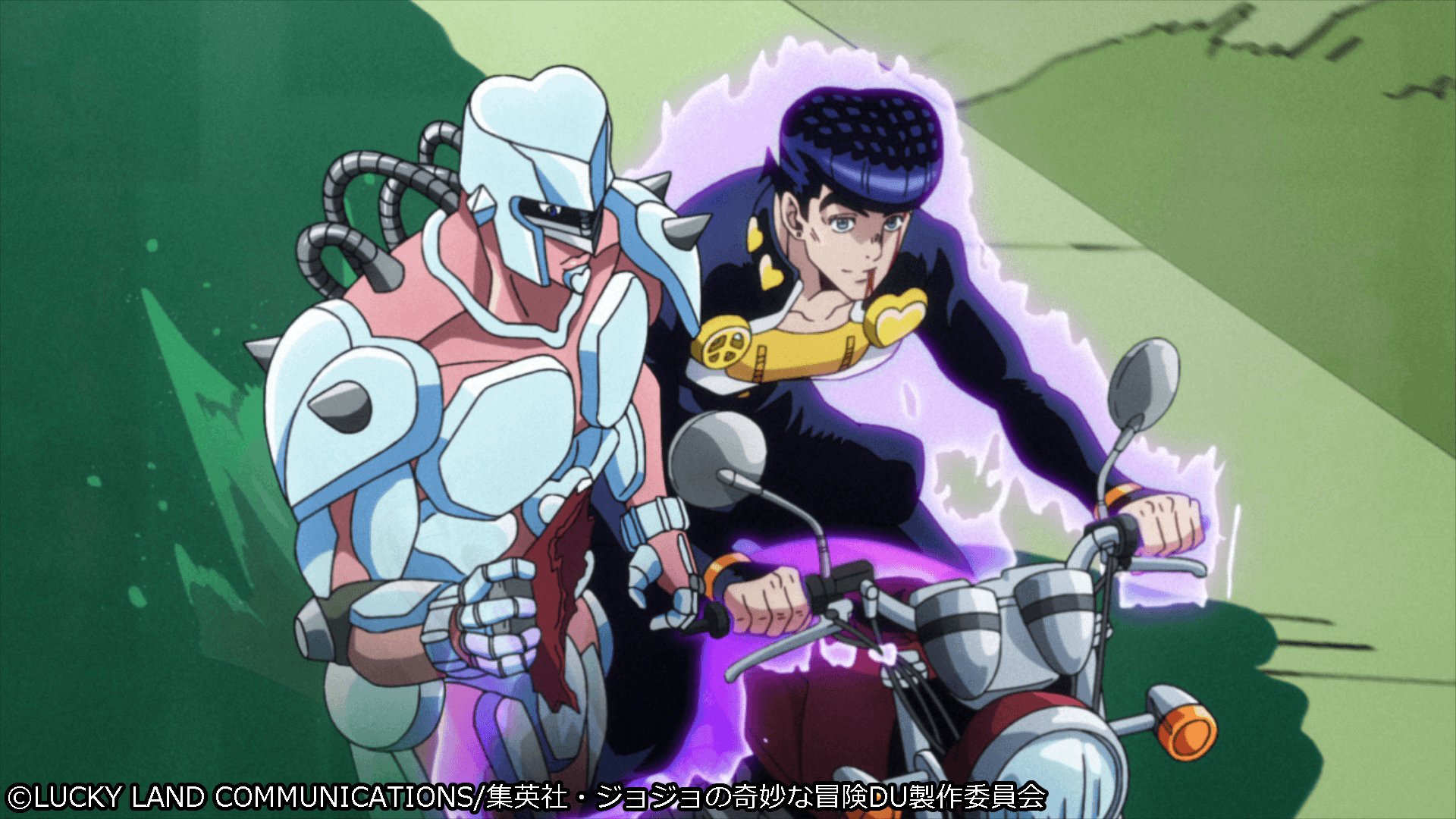 Abemaアニメ アベアニ 無敵の スタープラチナ で何とかしてくださいよォーーー 毎週土曜夜10時より一挙放送中 ジョジョの奇妙な冒険 ダイヤモンドは砕けない 吉良が住んでいた家を調査する仗助たち そこで起こったのは 視聴はコチラ